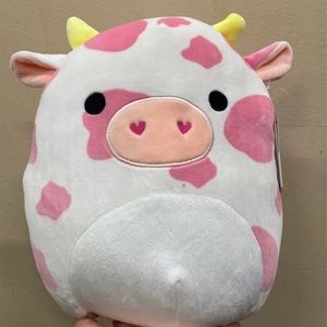 Squishmallow Evangelica pink cow 12 in